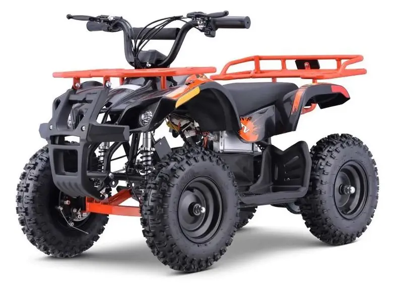 Orange - Sonora Electric 500W 36V Kids Off-Road Quad Atv 1