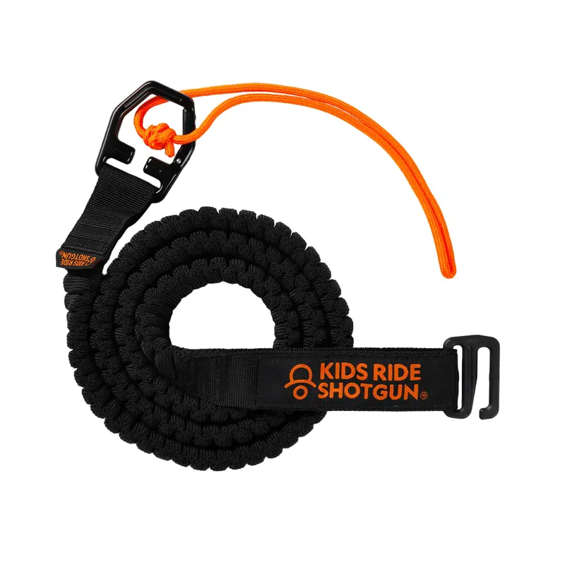 Tow Rope Kids Ride Shotgun Mtb Quick Fit - Black 1