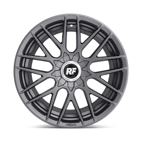 Rotiform R1411885F3+35 18X8.5 Inch Forged Alloy Wheel – 5X100/112Mm, Matte Anthracite, +35Mm Offset 1